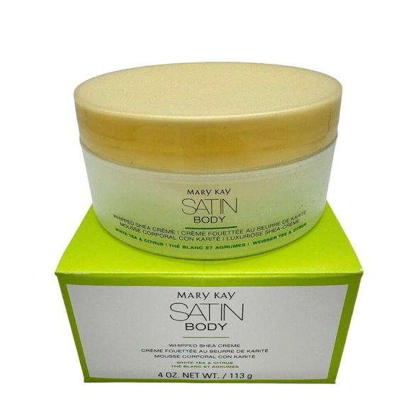 Mary Kay Satin Body Whipped Shea Crème White Tea & Citrus 4 oz NEW - Picture 4 of 4